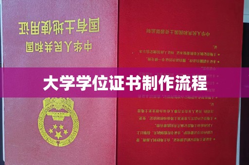 湛江大学学位证书制作流程