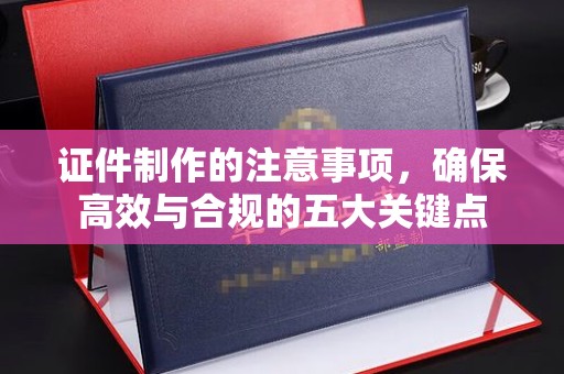 舞阳证件制作的注意事项，确保高效与合规的五大关键点